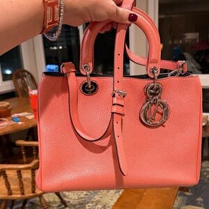 Dior Coral Pink Satchel